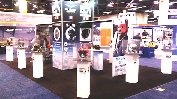 LD helmets booth HAI